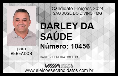 Candidato DARLEY DA SAÚDE 2024 - SÃO JOSÉ DO DIVINO - Eleições