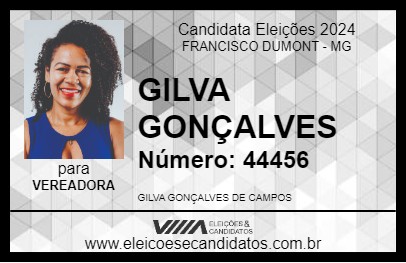 Candidato GILVA GONÇALVES 2024 - FRANCISCO DUMONT - Eleições