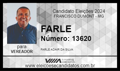 Candidato FARLE 2024 - FRANCISCO DUMONT - Eleições