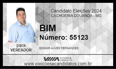 Candidato BIM 2024 - CACHOEIRA DOURADA - Eleições