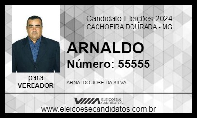 Candidato ARNALDO 2024 - CACHOEIRA DOURADA - Eleições