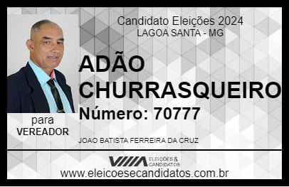 Candidato ADÃO CHURRASQUEIRO 2024 - LAGOA SANTA - Eleições