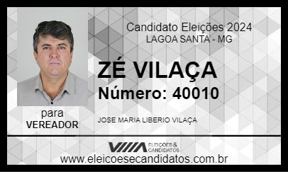 Candidato ZÉ VILAÇA 2024 - LAGOA SANTA - Eleições