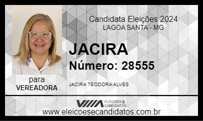 Candidato JACIRA TEODORA 2024 - LAGOA SANTA - Eleições