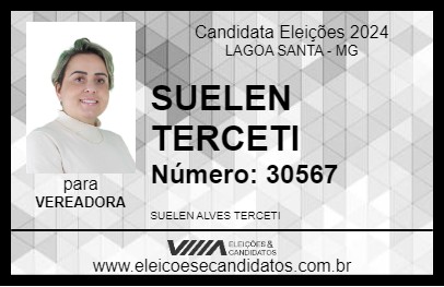 Candidato SUELEN TERCETI 2024 - LAGOA SANTA - Eleições