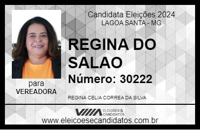 Candidato REGINA DO SALAO 2024 - LAGOA SANTA - Eleições