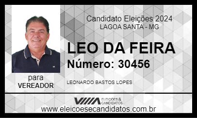 Candidato LEO DA FEIRA 2024 - LAGOA SANTA - Eleições