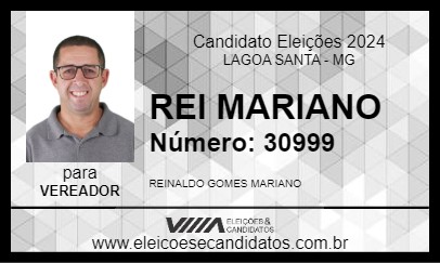 Candidato REI MARIANO 2024 - LAGOA SANTA - Eleições