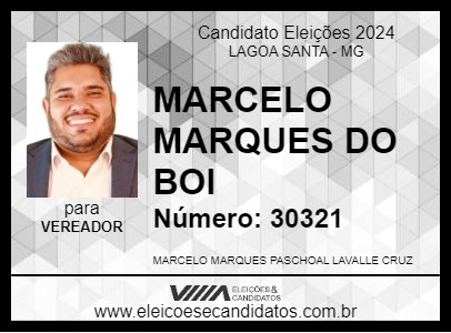 Candidato MARCELO MARQUES DO BOI 2024 - LAGOA SANTA - Eleições