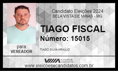 Candidato TIAGO FISCAL 2024 - BELA VISTA DE MINAS - Eleições