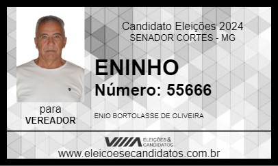 Candidato ENINHO 2024 - SENADOR CORTES - Eleições