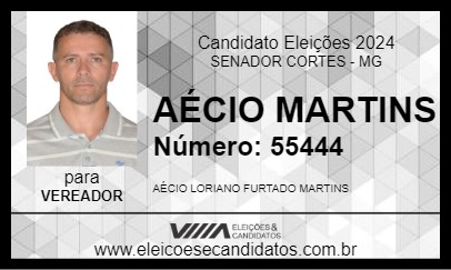 Candidato AÉCIO MARTINS 2024 - SENADOR CORTES - Eleições