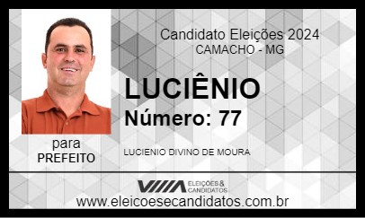 Candidato LUCIÊNIO 2024 - CAMACHO - Eleições