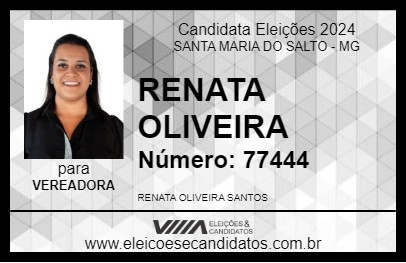 Candidato RENATA OLIVEIRA 2024 - SANTA MARIA DO SALTO - Eleições