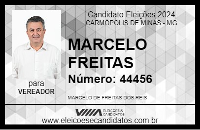 Candidato MARCELO FREITAS 2024 - CARMÓPOLIS DE MINAS - Eleições