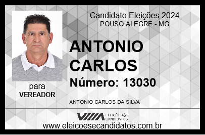 Candidato ANTONIO CARLOS 2024 - POUSO ALEGRE - Eleições