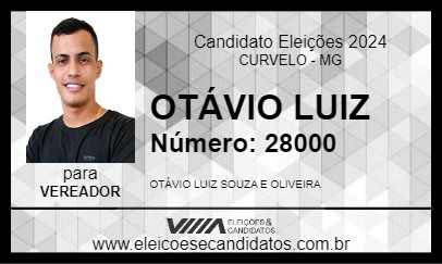 Candidato OTÁVIO LUIZ 2024 - CURVELO - Eleições