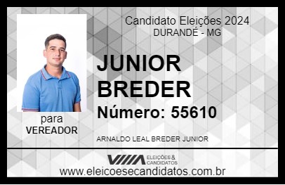 Candidato JUNIOR BREDER 2024 - DURANDÉ - Eleições