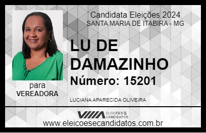 Candidato LU DE DAMAZINHO 2024 - SANTA MARIA DE ITABIRA - Eleições