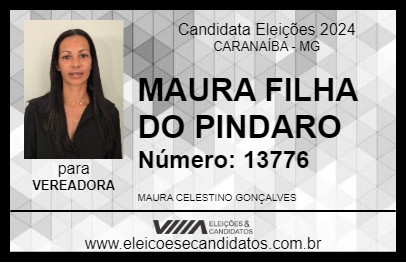 Candidato MAURA FILHA DO PINDARO 2024 - CARANAÍBA - Eleições