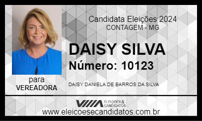 Candidato DAISY SILVA 2024 - CONTAGEM - Eleições