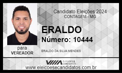 Candidato ERALDO 2024 - CONTAGEM - Eleições