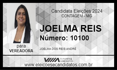 Candidato JOELMA REIS 2024 - CONTAGEM - Eleições