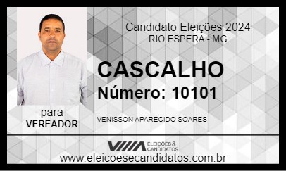 Candidato CASCALHO 2024 - RIO ESPERA - Eleições