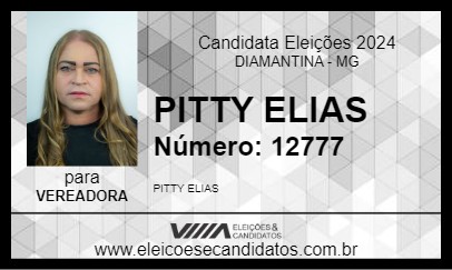 Candidato PITTY ELIAS 2024 - DIAMANTINA - Eleições