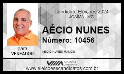 Candidato AÉCIO NUNES 2024 - JOAÍMA - Eleições