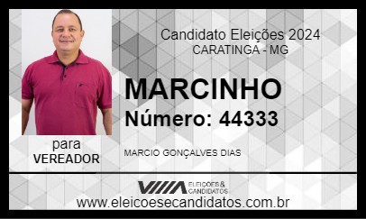 Candidato MARCINHO 2024 - CARATINGA - Eleições