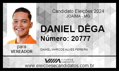 Candidato DANIEL DÊGA 2024 - JOAÍMA - Eleições