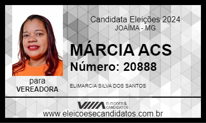 Candidato MÁRCIA AGENTE DE SAÚDE 2024 - JOAÍMA - Eleições