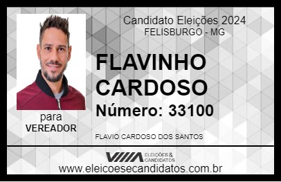 Candidato FLAVINHO CARDOSO 2024 - FELISBURGO - Eleições