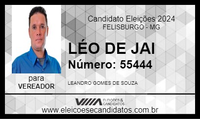 Candidato LÉO DE JAI 2024 - FELISBURGO - Eleições