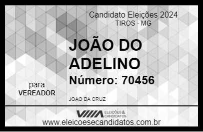 Candidato JOÃO DO ADELINO 2024 - TIROS - Eleições