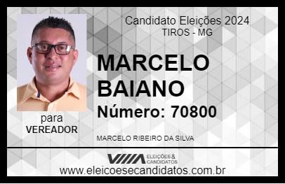 Candidato MARCELO BAIANO 2024 - TIROS - Eleições