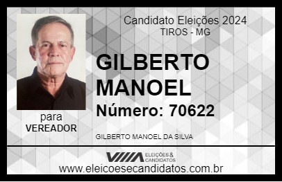 Candidato GILBERTO MANOEL 2024 - TIROS - Eleições