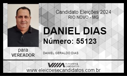 Candidato DANIEL DIAS 2024 - RIO NOVO - Eleições