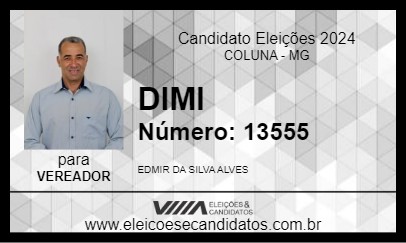 Candidato DIMI 2024 - COLUNA - Eleições