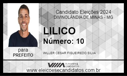 Candidato LILICO 2024 - DIVINOLÂNDIA DE MINAS - Eleições