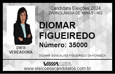 Candidato DIOMAR FIGUEIREDO 2024 - DIVINOLÂNDIA DE MINAS - Eleições