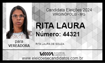 Candidato RITA LAURA 2024 - VIRGINÓPOLIS - Eleições