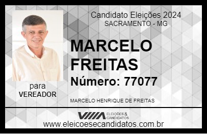 Candidato MARCELO FREITAS 2024 - SACRAMENTO - Eleições