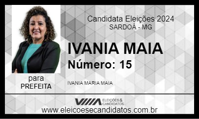 Candidato IVANIA MAIA 2024 - SARDOÁ - Eleições