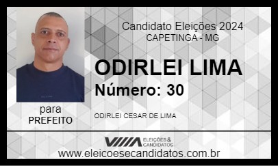 Candidato ODIRLEI LIMA 2024 - CAPETINGA - Eleições