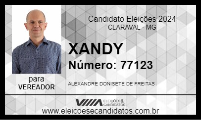 Candidato XANDY 2024 - CLARAVAL - Eleições