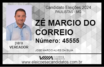 Candidato ZÉ MÁRCIO 2024 - PAULISTAS - Eleições