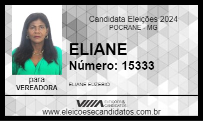 Candidato ELIANE 2024 - POCRANE - Eleições