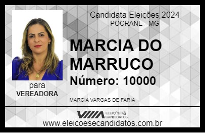 Candidato MARCIA DO MARRUCO 2024 - POCRANE - Eleições